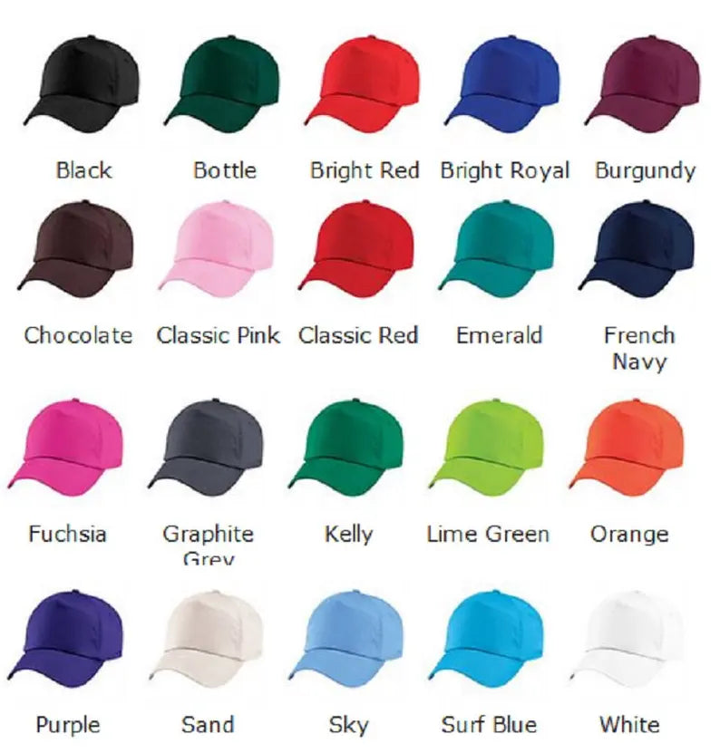 Adult Name Cap - Personalised - Caps - Hats - Birthday Caps - Personalised Caps - Sun Hat - Fashion - Hen Party - matching - mummy - daddy