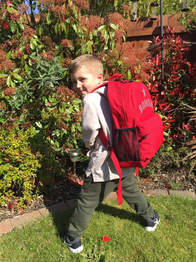 Academy Backpack - Personalised - Junior Backpack - Rucksack - Childs School Bag - Bag - School Bag - Childrens Bag - Backpack