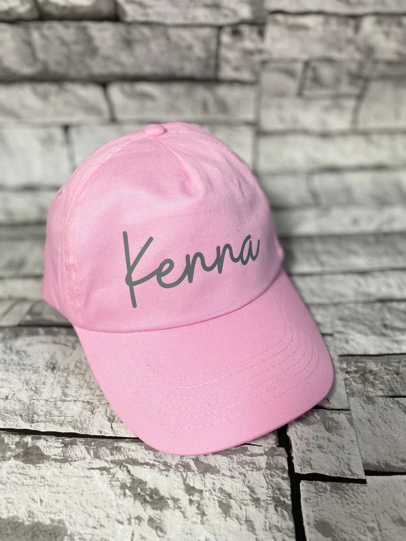 Adult Name Cap - Personalised - Caps - Hats - Birthday Caps - Personalised Caps - Sun Hat - Fashion - Hen Party - matching - mummy - daddy