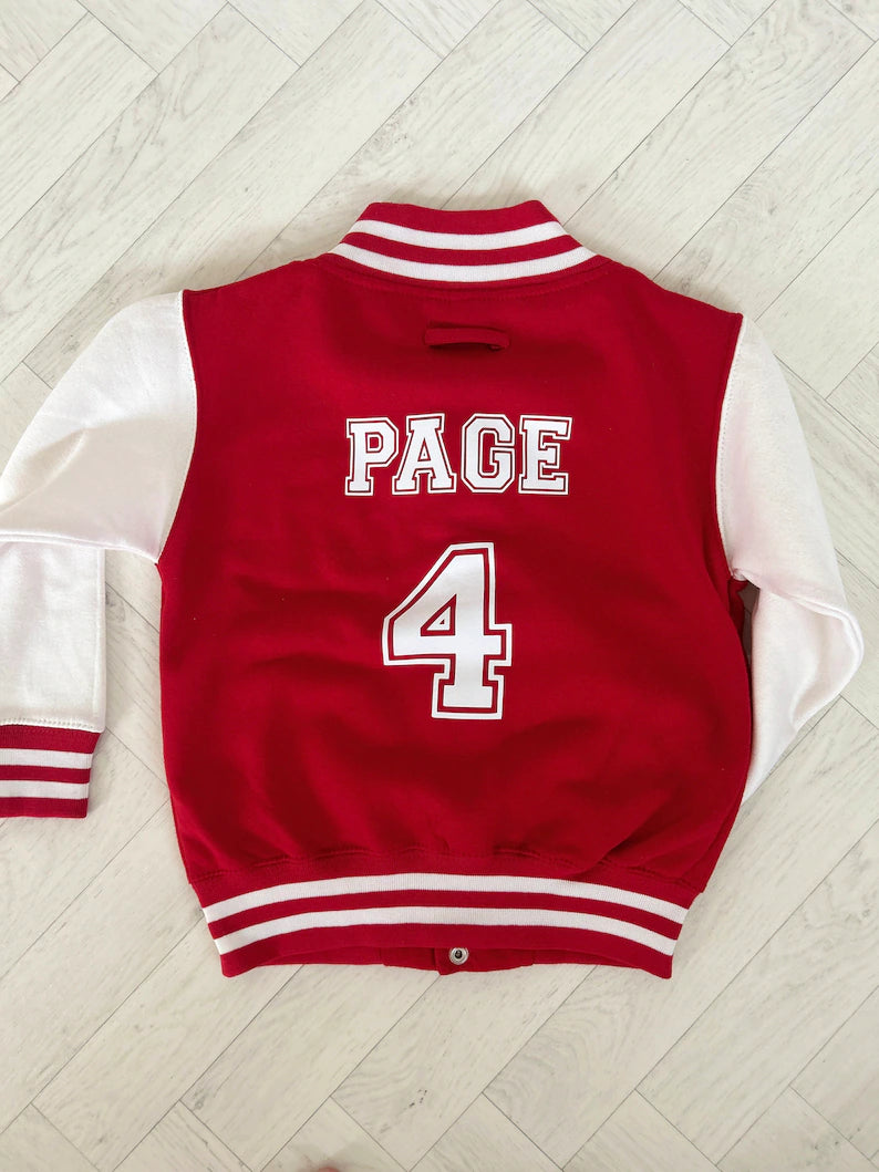 Adults Personalised Varsity Jacket - Adult Jacket - Dad Jacket - Mum Jacket - Fathers Day - Mothers Day - Baseball Jacket - Sports Jacket