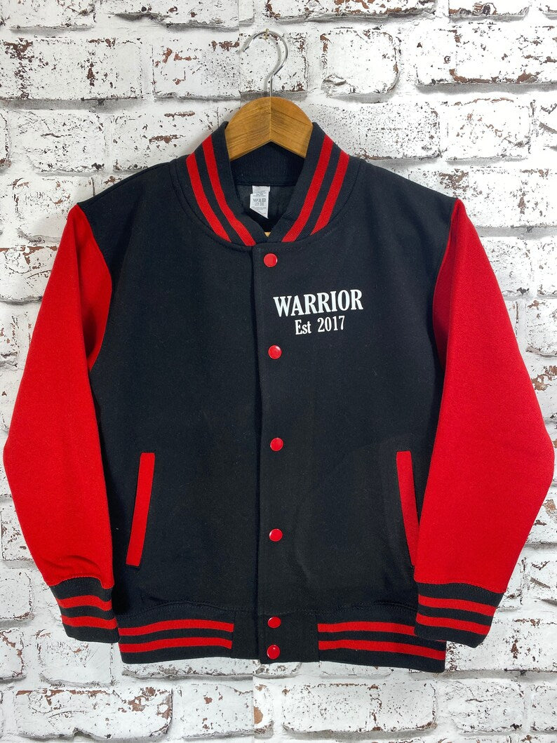 Adults Personalised Varsity Jacket - Adult Jacket - Dad Jacket - Mum Jacket - Fathers Day - Mothers Day - Baseball Jacket - Sports Jacket