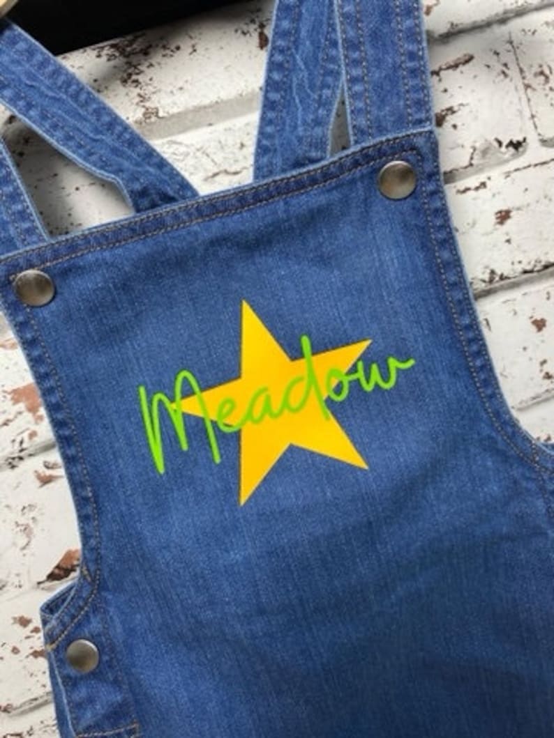 Baby & Toddler Personalised Dungarees- Babywear - Denim - Personalised Babywear- Birthday Clothing - Fashion - Style - Toddler Clothing