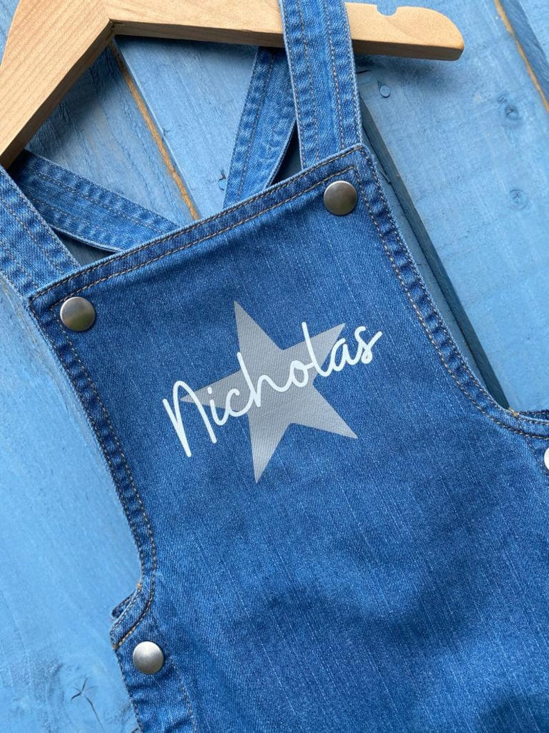 Baby & Toddler Personalised Dungarees- Babywear - Denim - Personalised Babywear- Birthday Clothing - Fashion - Style - Toddler Clothing